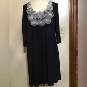 Woman’s size XL new with tags pink rose black dress